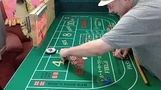 Craps Lefty low roller session 12.