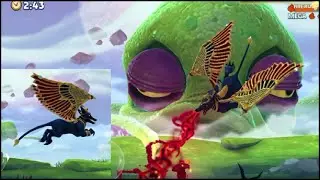 Anubis Dragon Drak-awet KILLS Giant Octopus OCTONI - HUNGRY DRAGON