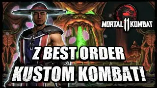 Z Best Order Kung Lao Kustom Kombat Variation - MK11 Kustom Kombat League Training Online Matches!
