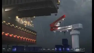 Unmanned Remotely Operated Concept Crane