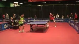 Yanjun Gao & Mark Hazinski-2016 Olympic Trials-Day 1 (2/4/2016)