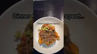Dinner I Make on Repeat | Simple Healthy Meal #shorts #fittness