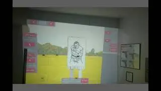 Simulator with reactive targets