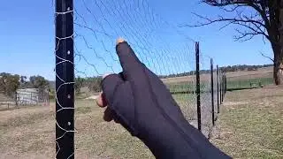 Fencing Alone. I Go Thru The Steps For The Full Install. Half A Day Later & Its Rabbit Proof Now