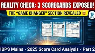 IBPS Mains-2025 Score Card Analysis - Part 2 | Shankar School of Banking | #bankexam #ibpspo