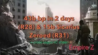 Empire Z: Wraith of SW&rsquo;s 43b 2 Day Extravaganza in R28 & 15b Sic ZEROED