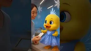 Duckling Becomes A Magical Ice Princess #duckling #ducklingcute #ducklingstory #ducklinganimation