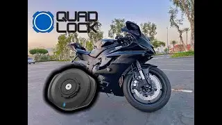 HOW TO INSTALL A WIRELESS QUAD LOCK CHARGER ON A 17-20 YAMAHA R6!!!