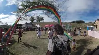 4K RAW Gimbal Samsung Gear 360 - New Zealand (Motueka Fair)