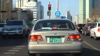 Driving around Seoul in the daytime and at night