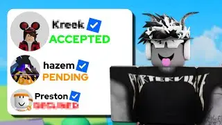 Friending 100 Verified Roblox Players To See If They Respond
