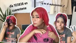 me corto y pinto el cabello impulsivamente yo sola *sale mAl*