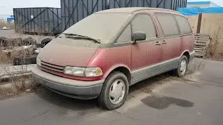 Abandoned Old Car Restoration 1989 Toyota Previa | Old Car Revival 