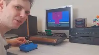 RETRO KOMPUTERY 08 - Atari 2600 - samodzielnie wykonany klon kartridża 128-in-1