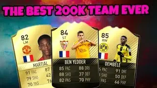 THE BEST 200K SQUAD EVER!!! - FIFA 17
