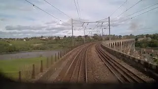 Royal Border Bridge - driver's eye view