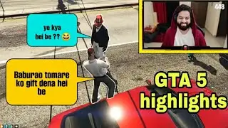marlega and baburao GTA 5 funny moments | marlega GTA 5