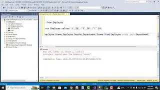 Cartesian Join Practical