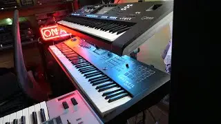 Liquid Drum'n Bass improvisation - Kurzweil K2700 / Yamaha Motif XS