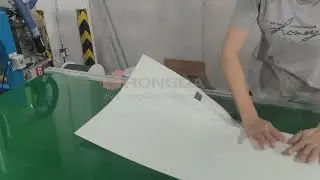 U shape handle inserting and pasting machine for paper bag
