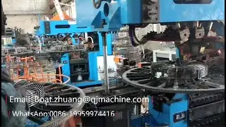 New Fashion Double Station Ø500-850mm Concave Fan Guard Making with Welding Machine Supplier