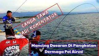 Angler TMOB Singgah Mancing Dasaran di Dermaga Polairud Sulteng