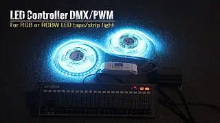 LED Controller DMX PWM For LED Tape/Strip lights and NeoFlex Lights