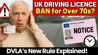 UK Driving Licence BAN for Over 70s? &ndash; DVLA&rsquo;s New Rule Explained! #dvla #over70