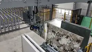 Automatic slab storage incl.  scanner