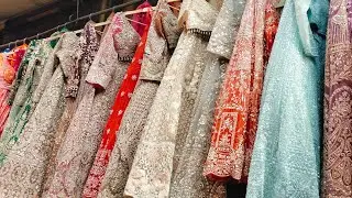 Thursday Seelampur Market Explore designer lehenga, gown, dress collection vlog video @Hmaare_shyam 