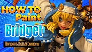 Как раскрасить Бриджит из Guilty Gears #tanukifigures #painting #3dprinting #lgbtq