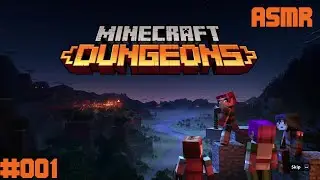 Minecraft Dungeons ASMR | No Talking | Game sound & Ambience |  #001