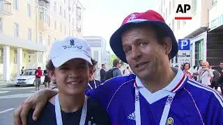 Family with split footballing loyalties look forward to France and Argentina clash