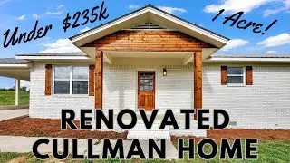 Tour a recently renovated home in Cullman AL for under $235k
