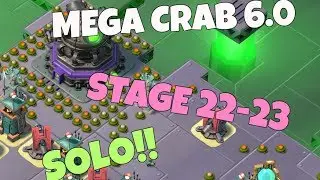 BOOM BEACH MEGA CRAB 6.0 | STAGE 22-23 SOLO