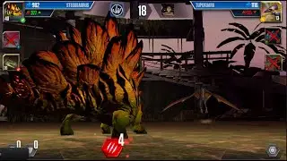 STEGOSAURUS VS TUPUXUARA II Dinosaurs Battle II Game Jurassic World II Dinosaurs Book