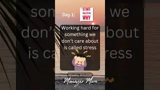 📚 #WeeklyWisdom #StartWithWhy #SimonSinek #ManagerMom #day1 #dailylearning #FindYourWhy