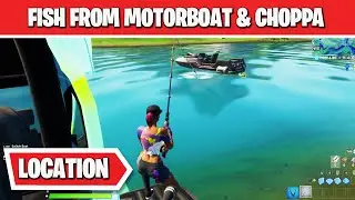 Where to Fish For Items From a Motorboat and Choppa in Fortnite - Week 4 XP Xtravaganza Challenges