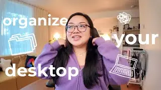 How to make a Desktop Wallpaper Organizer for Mac and PC | Aesthetic desktop wallpaper organizer