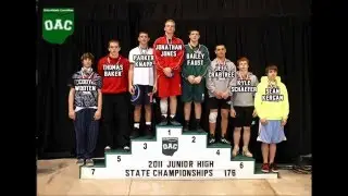 Ohio Junior High State Wrestling Podium 2006-2015