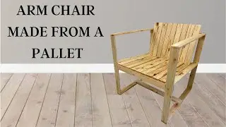 Unbelievable Woodworking: Watch a Wooden Pallet Turn into an Arm Chair!