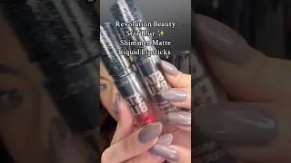 НОВЫЕ жидкие матовые помады Revolution Beauty Star Blur ✨Shimmer Matte &mdash; примерка и первые впечат...