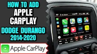 Dodge Durango Apple Carplay, Dodge Durango Uconnect 8.4 (2014&ndash;2019) с обновлением Apple CarPlay для Android Auto