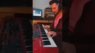 Nord loop + Addictive Drums #nordkeyboards #bass #drums #lofi #groove #improv #newmusic