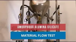 Amorphous Alumina Silicate Material Flow Test