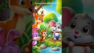 the story of little mouse 🐁& elephant 🐘🌿 #short animation #mouse #elephent #aivideo #animationTV