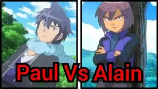 Alain Vs Paul | Pokemon Ash Rivals Match | Explain In Hindi