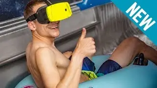 Germany's First Virtual Reality Waterslide at Galaxy Erding!
