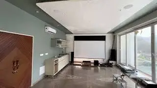 home theatre sound system / projector / screen (jbl / epson)