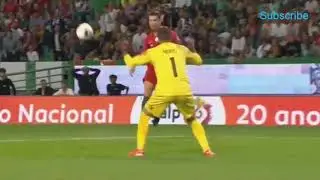 Cristiano Ronaldo's great chip goal vs Luxembourg